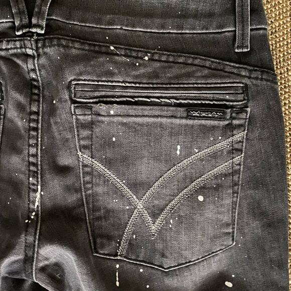 William Rast Savoy Skinny Distressed Black Jeans sz 29 NWOT - Picture 10 of 16